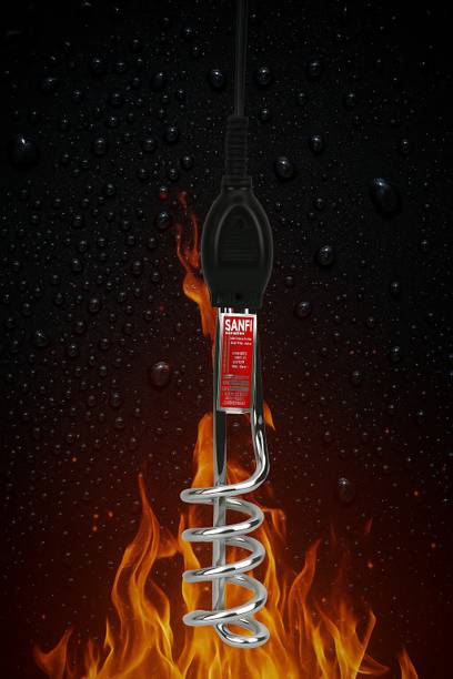 SANFI HotWave Black 2000 W Shock Proof Immersion Heater Rod