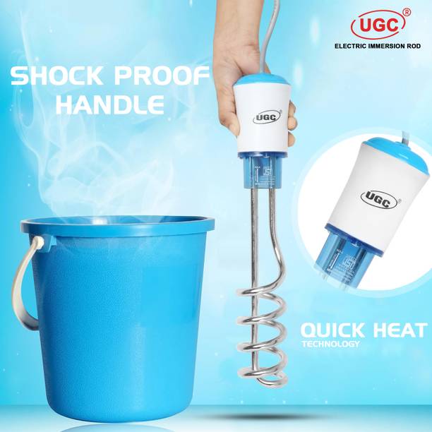 UGC Premium Water Proof Immersion Water Heater Rod 1500W Shock Proof 1-Year Warranty 1500 W Shock Proof Immersion Heater Rod