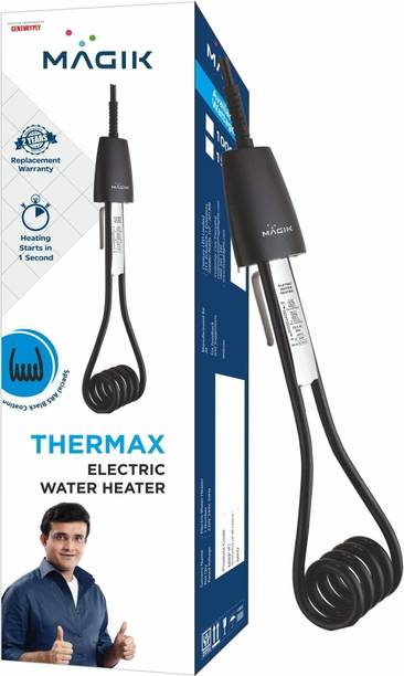 Magik Thermax Electric Water Heater with Special ARS Coating 1500 W Shock Proof Immersion Heater Rod