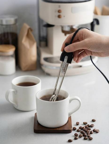 Hiru Mini Immersion Rod Water Heater, Small Portable Tea Coffee Milk Heater Warmer 250 W Immersion Heater Rod