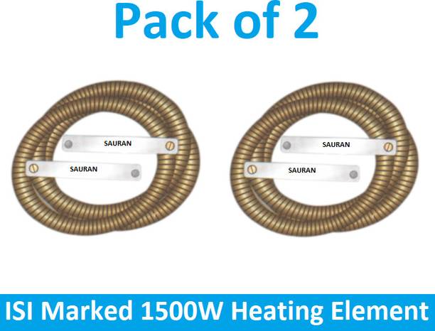 Sauran Pack of 2 ISI Marked 1500w Heating Eelment (EAP185.1) 1500 W Immersion Heater Rod