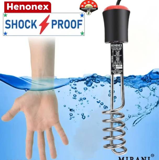 Henonex Safe Immersion Rod | Energy-Efficient Instant Water Heating Solution 1500 W Immersion Heater Rod