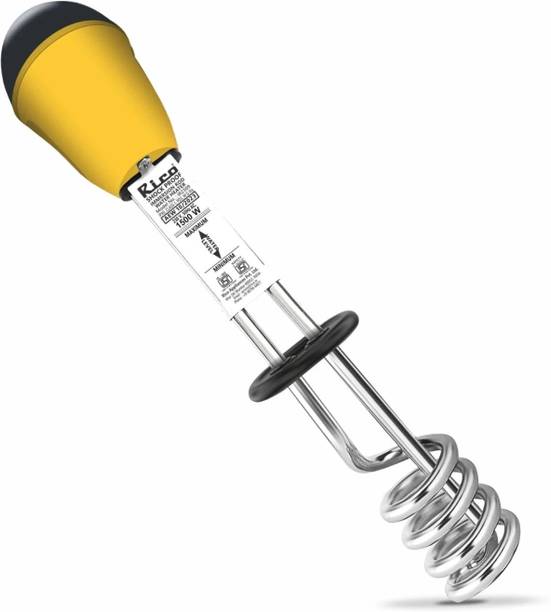 Rico IR2309 Shockproof Immersion Rod | Thermal Safety Cutoff Water Heater 1501 W Shock Proof Immersion Heater Rod