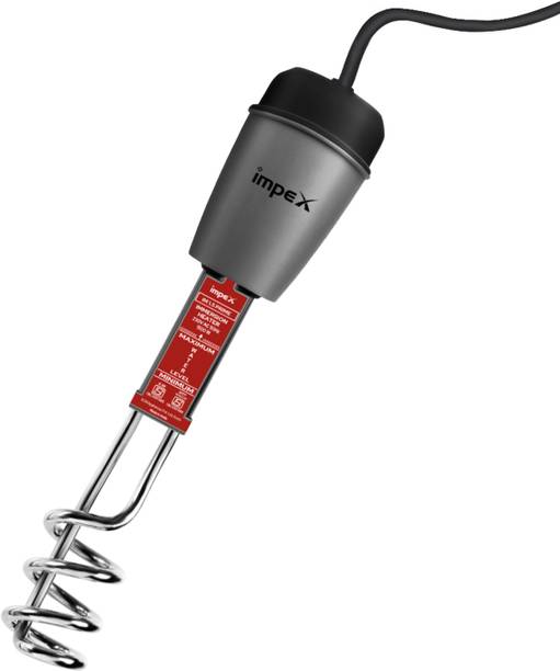 Impex Immersion Water Heater 2 Year Warranty Water Proof, 1500 W Shock Proof Immersion Heater Rod