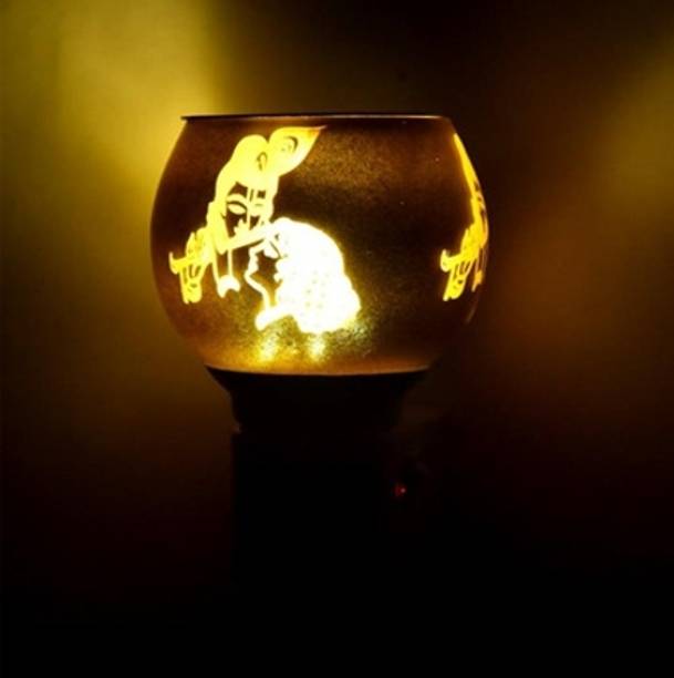 Bilbari LED Kapoordani/Aroma Oil Diffuser With On Off Switch To Toggle For Burner & Lamp Plastic Incense Holder