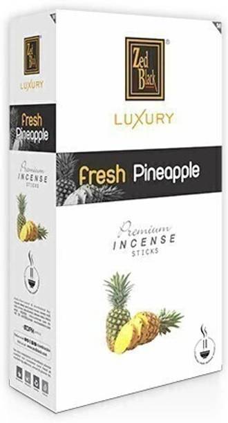 Zed Black Luxury Premium Incense Sticks - Pack of 12 Pineapple