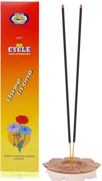 सायकल Pure 3 in 1 Agarbatti, 50 gms अगरबत्ती