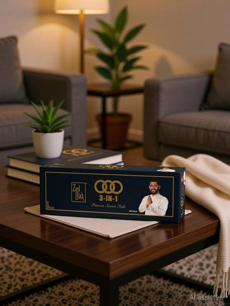 Zed Black 3-In-1 Premium Incense Sticks Monthly Gift Box Each 200gm 3-in-1 (Three fragrances in one pack)