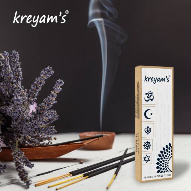 Kreyam's Incense Sticks Variety Pack For Puja Chandan