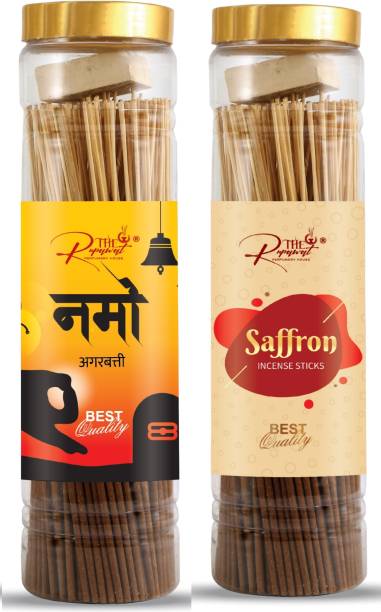 The Rupawat perfumery house incense sticks for pooja agarbatti 200 g each Namo_saffron Namo_saffron