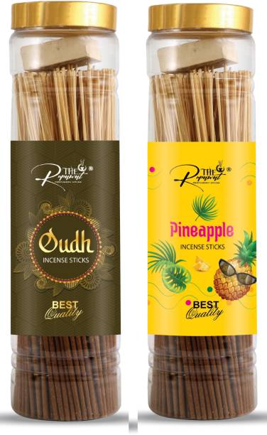 The Rupawat perfumery house incense sticks for pooja agarbatti 200 g each Oudh_PineApple Oudh_PineApple