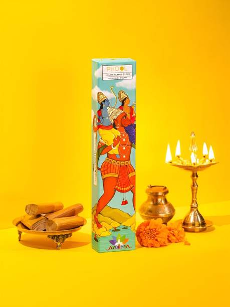 Phool Ayodhya Soumya Chandan Agarbatti | Pure Sandal Incense Stick For Pooja Soumya Chandan