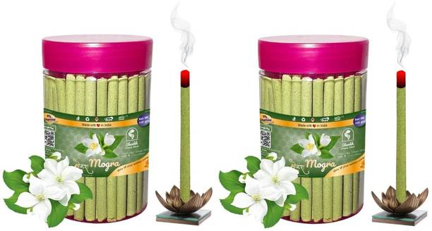 Shankh Mogra Dhoop Sticks Pack of 200 gram (100 + 100) Fragrance Mogra