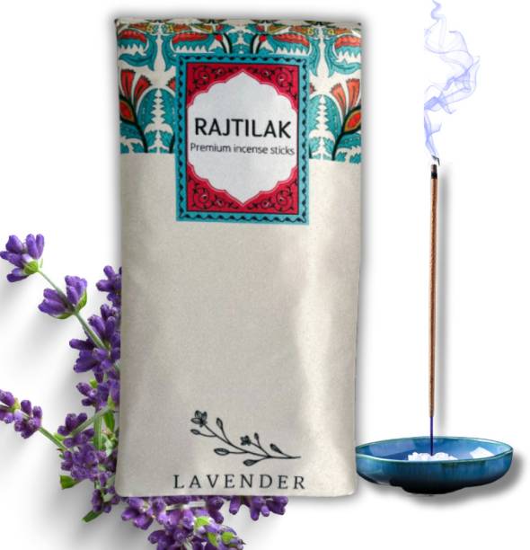 Rajtilak Agarabtti Lavender incense stick for Puja 1kg agarbatti (1 Pack of 600 sticks) Lavender