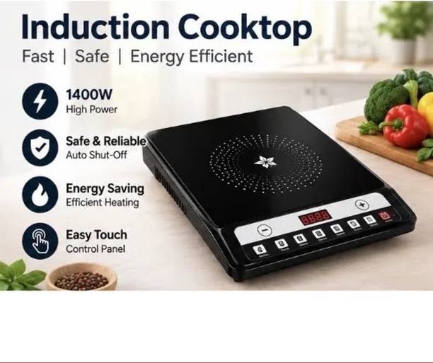 MONIUL STORE 1400 W Induction Cooktop Touch Panel