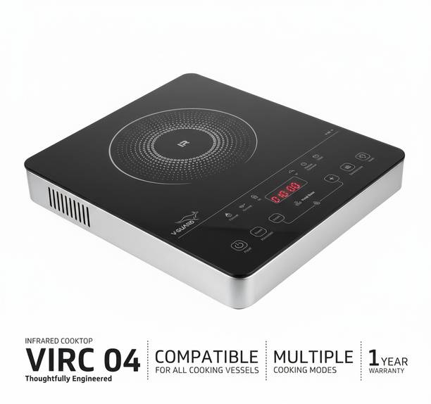 V-Guard 2200 W Infrared Cooktop Touch Panel