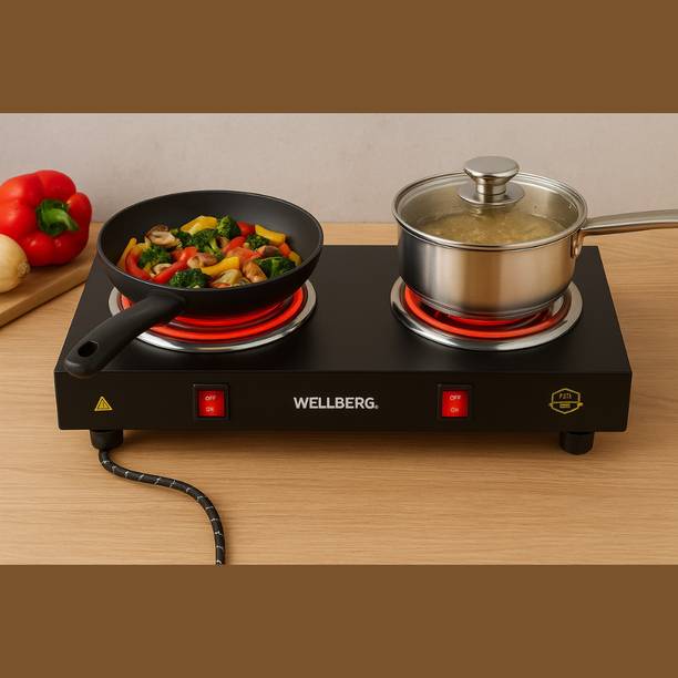 WELLBERG 2000 W Radiant Cooktop Push Button