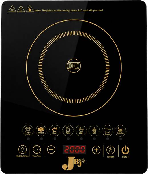 JBJ 2000 W Induction Cooktop Touch Panel