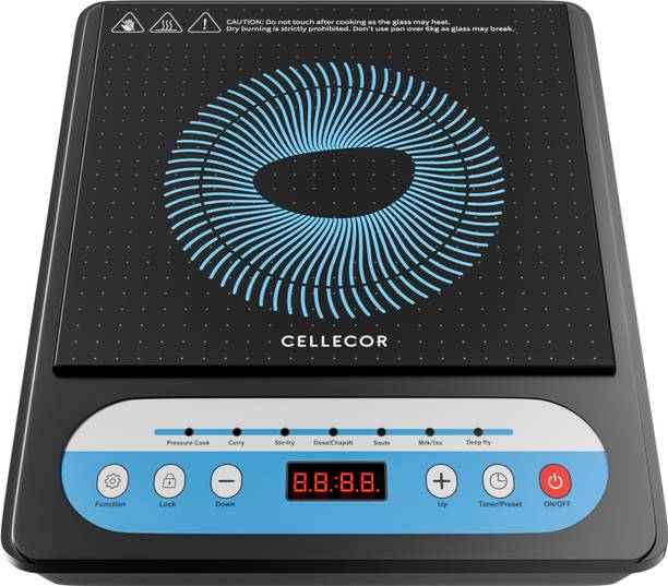 Cellecor 2000 W Induction Cooktop Push Button