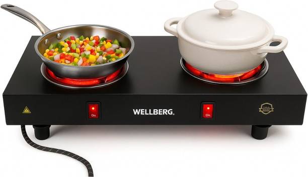 WELLBERG 2000 W Radiant Cooktop Push Button