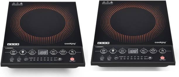 USHA 2000 W Induction Cooktop Push Button