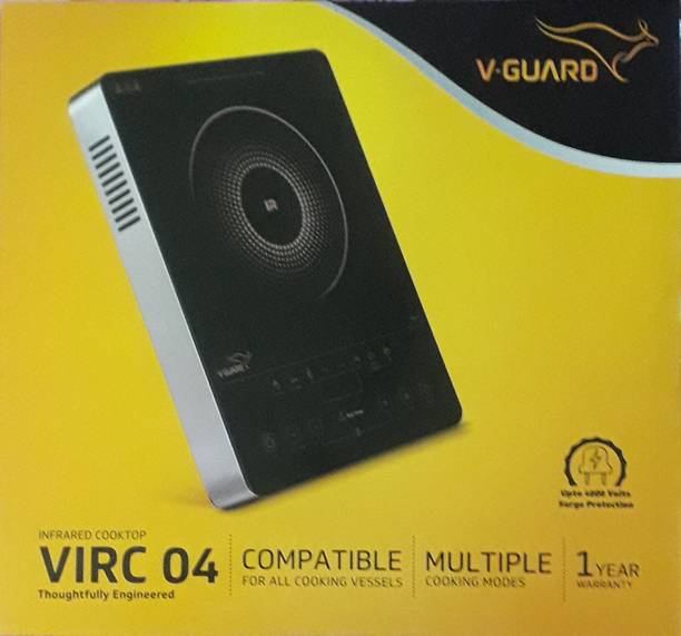 V-Guard 2200 W Infrared Cooktop Touch Panel