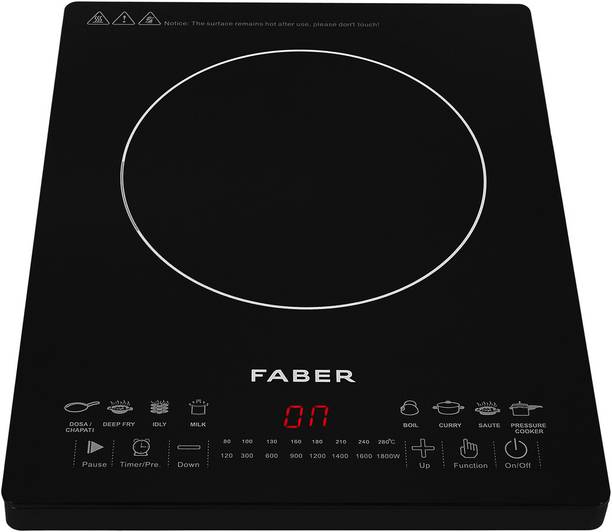 FABER 1800 W Induction Cooktop Touch Panel