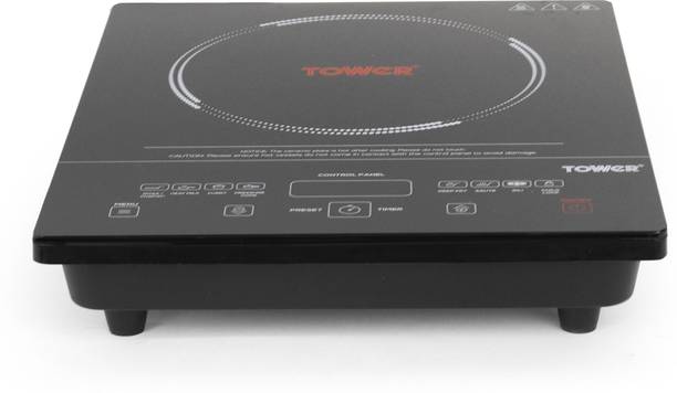 Tower 2000 W Induction Cooktop Touch Panel (Black, Windsor, 7 Pre