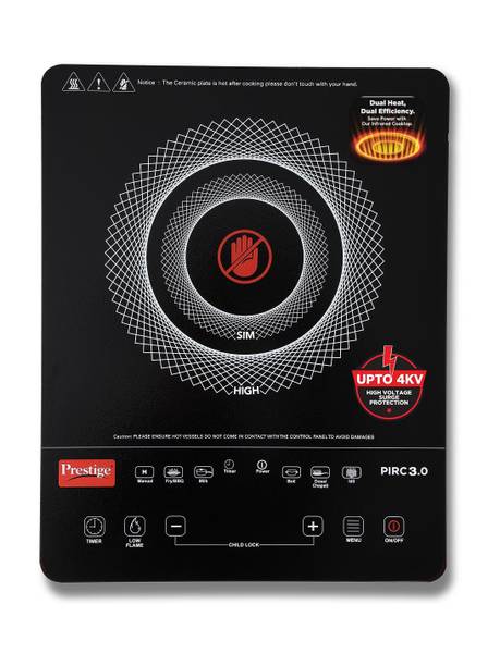 Prestige 2400 W Infrared Cooktop Touch Panel