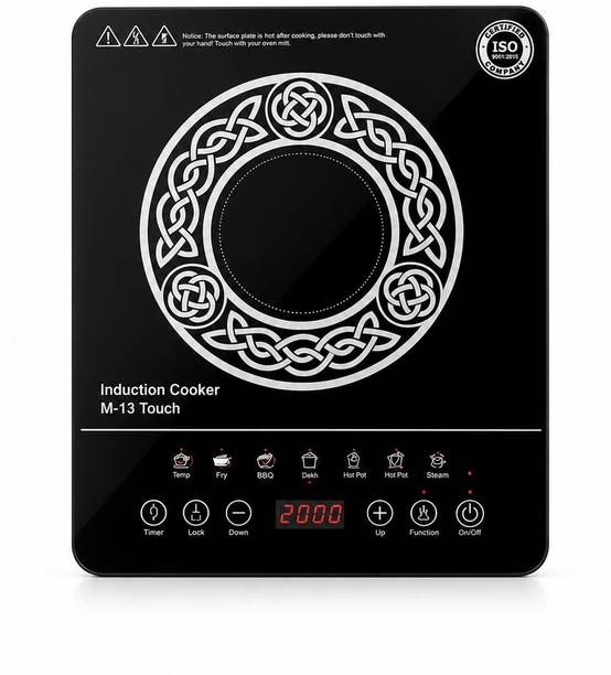 CookSmart 2000 W Induction Cooktop Touch Panel