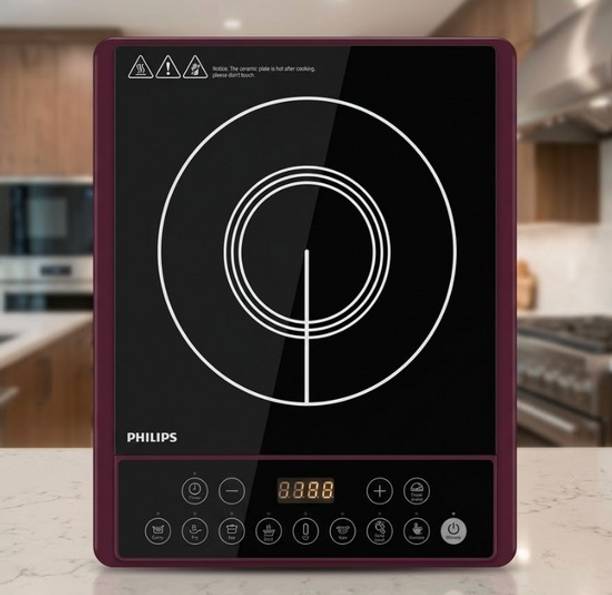 PHILIPS 2000 W Induction Cooktop Push Button