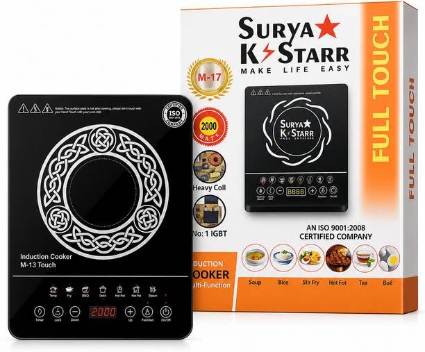 CookSmart 2000 W Induction Cooktop Touch Panel