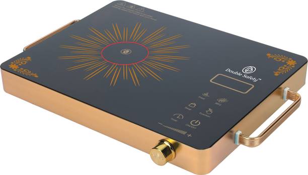 Double Safety 2000 W Radiant Cooktop Touch Panel