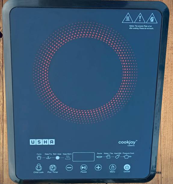 USHA 2000 W Induction Cooktop Touch Panel