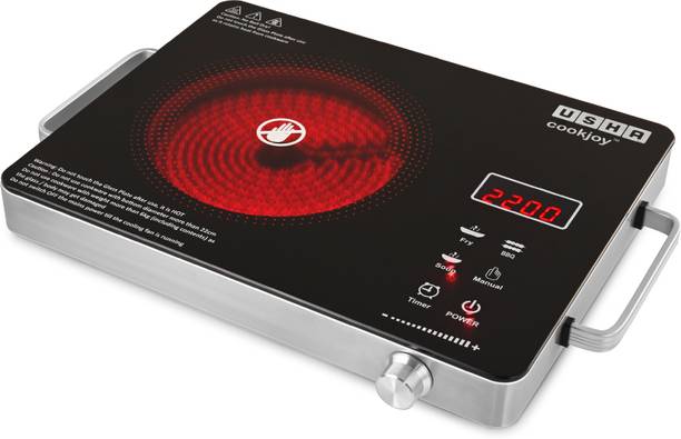 USHA 2200 W Infrared Cooktop Touch Panel