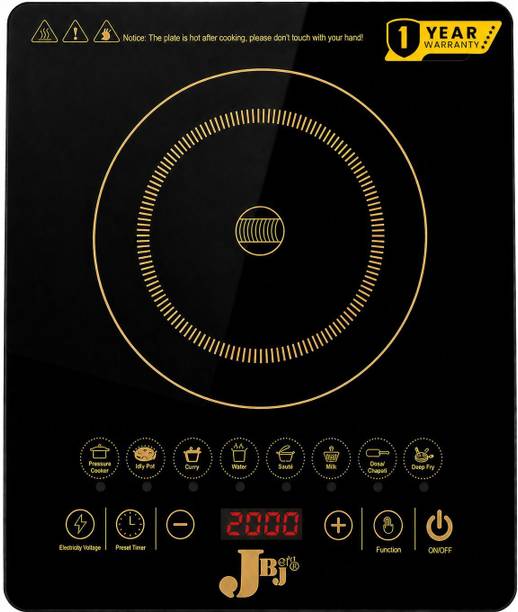 JBJ 2000 W Induction Cooktop Touch Panel