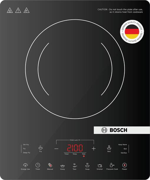 BOSCH 2100 W Induction Cooktop Touch Panel