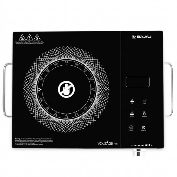BAJAJ 2200 W Infrared Cooktop Jog Dial, Touch Panel