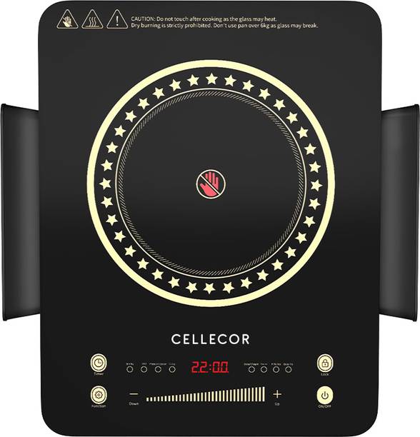Cellecor 2200 W Induction Cooktop Touch Panel