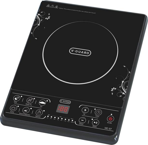 V-Guard 1600 W Induction Cooktop Push Button