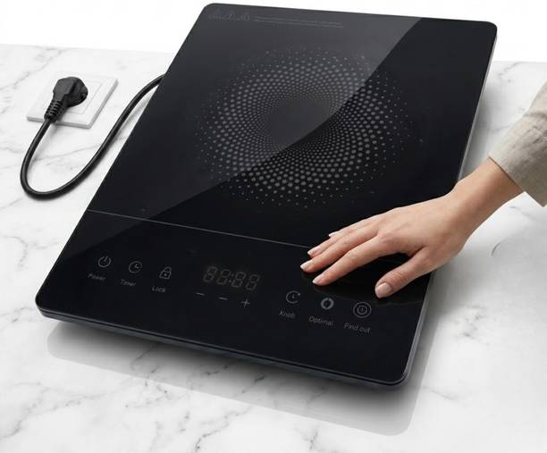 DRUMSTONE 2000 W Induction Cooktop Touch Panel