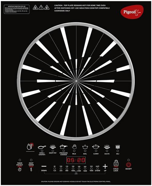 Pigeon 2100 W Induction Cooktop Touch Panel