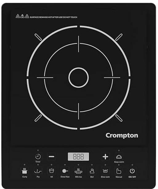 Crompton 1600 W Induction Cooktop Push Button