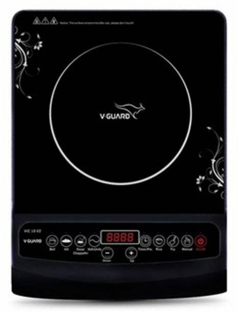 V-Guard 2000 W Induction Cooktop Push Button