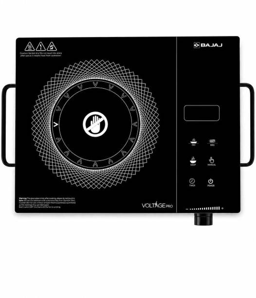 BAJAJ 2200 W Infrared Cooktop Touch Panel, Jog Dial