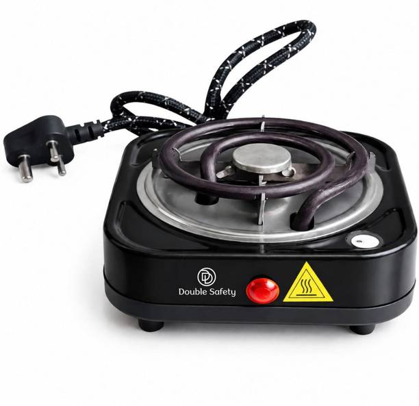 Double Safety 1000 W Infrared Cooktop Jog Dial