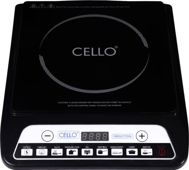 CELLO 1600 W Induction Cooktop Push Button