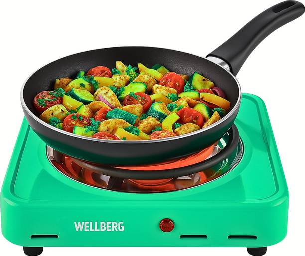 WELLBERG 1000 W Radiant Cooktop Jog Dial