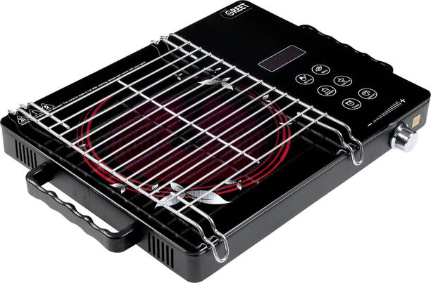 WeGREET 2400 W Radiant Cooktop Touch Panel, Push Button, Jog Dial