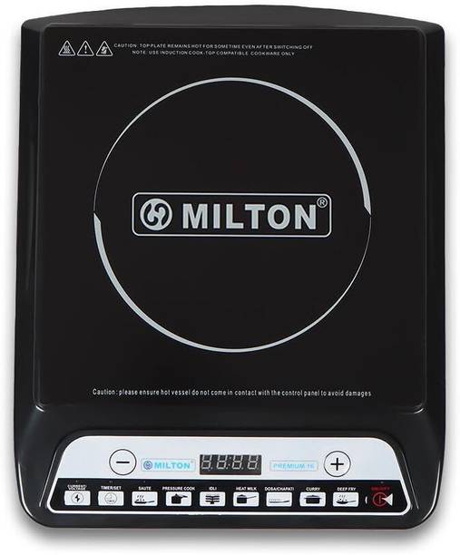 MILTON 1600 W Induction Cooktop Push Button